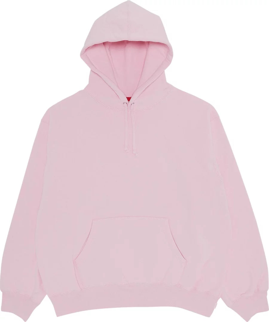 Supreme Satin Appliqué Hooded Sweatshirt (FW23)Light Pink