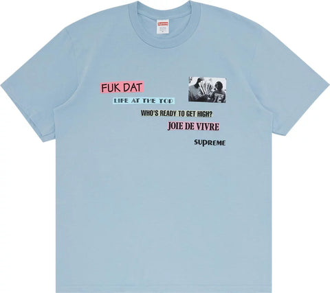 Supreme Joie De Vivre Tee 'Dusty Blue'