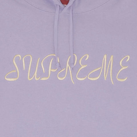 Supreme Script Hooded Sweatshirt 'Violet'