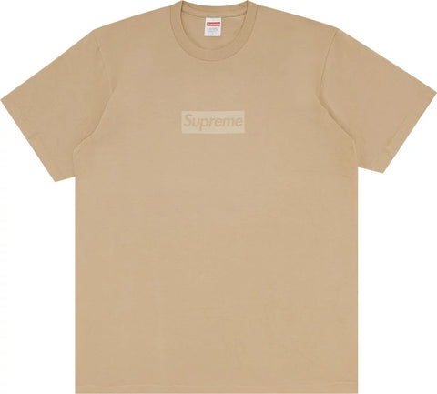 Supreme Tonal Box Logo TeeKhaki