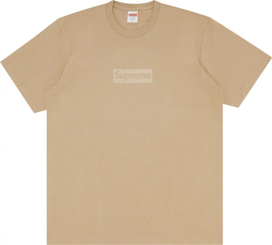Supreme Tonal Box Logo TeeKhaki