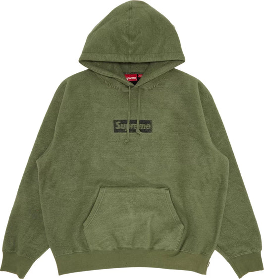 Supreme Inside Out Box Logo Hooded Sweatshirt 'Light Olive'