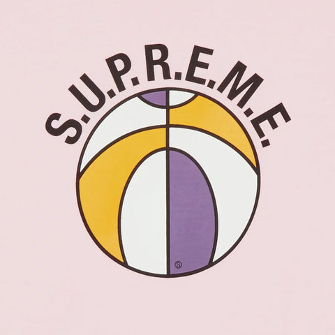 Supreme League Tee 'Light Pink'