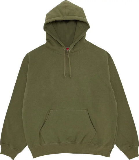 Supreme Satin Appliqué Hooded Sweatshirt (FW23)Light Olive