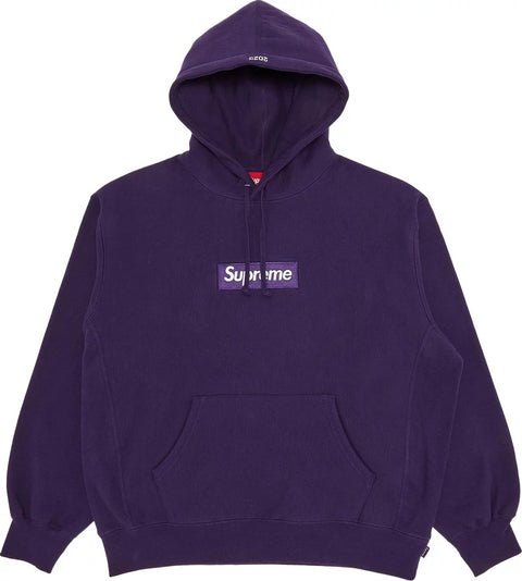 Supreme Box Logo Hooded Sweatshirt (FW23)Dark Purple