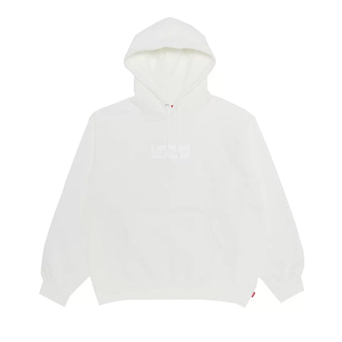 Supreme Box Logo Hooded Sweatshirt 'White'