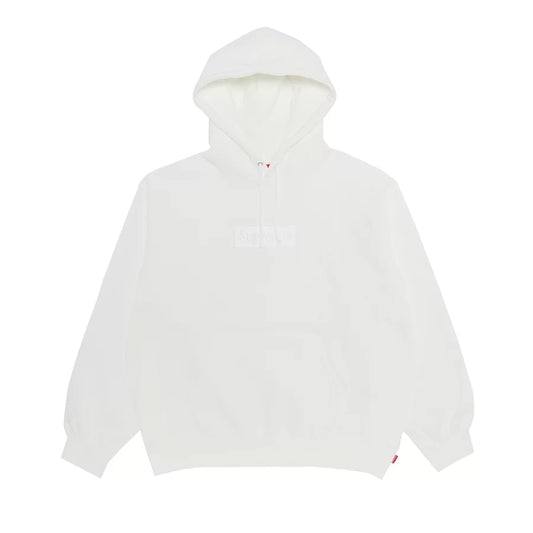 Supreme Box Logo Hooded Sweatshirt 'White'