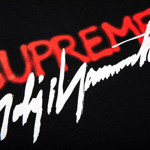 Supreme Yohji Yamamoto Logo TeeBlack