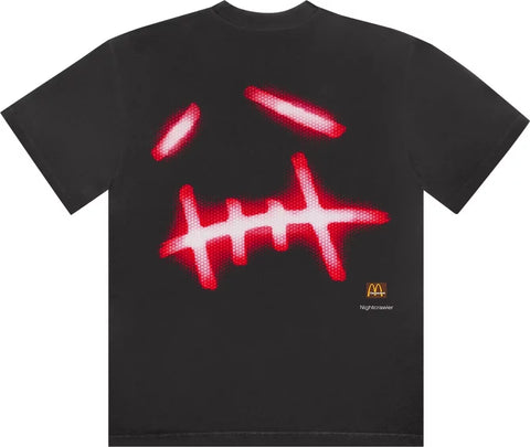 Travis Scott x McDonald's Order Here T-shirtBlack