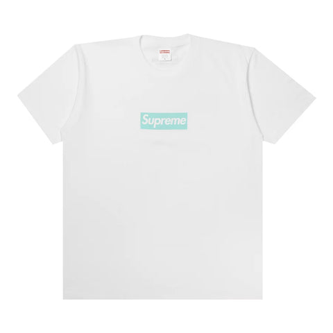 Supreme Tiffany & Co. Box Logo TeeWhite