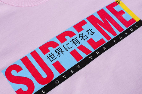 Supreme All Over Tee 'Light Pink'