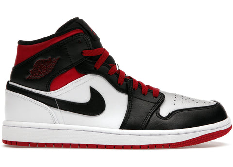 Jordan 1 Mid gym Red Black Toe