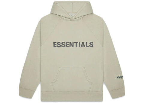 Fear of God Essentials Pullover Hoodie Applique Logo Moss