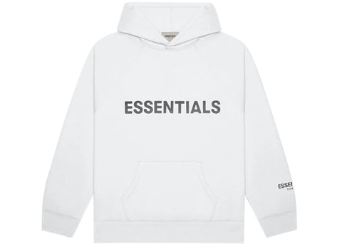 Fear of God Essentials Pullover Hoodie Applique Logo White