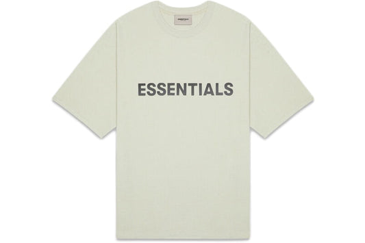 Fear of God Essentials Boxy T-Shirt Applique Logo Alfalfa Sage