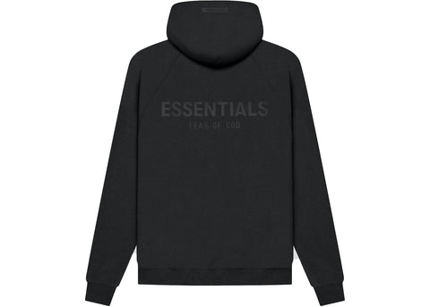 Fear of God Essentials Pull-Over Hoodie (SS21) Black/Stretch Limo