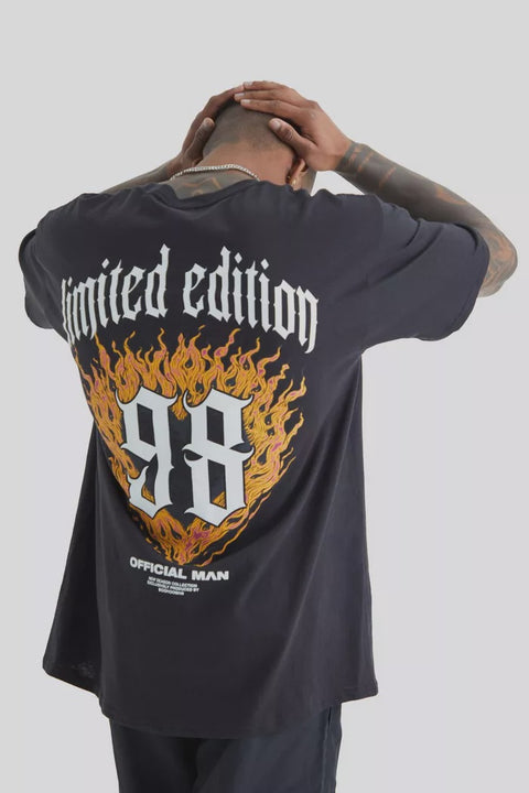 OVERSIZED LIMITED EDITION FLAMES T-SHIRT