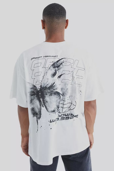 OVERSIZED OFFCL BUTTERFLY T-SHIRT