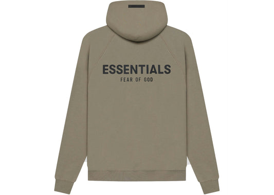 Fear of God Essentials Pull-Over Hoodie (SS21) Taupe