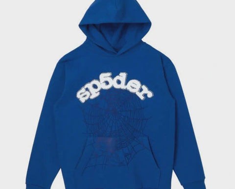 Sp5der Websuit Hoodie Blue