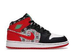 Jordan 1 Mid SE Ugly Christmas Sweater (GS)